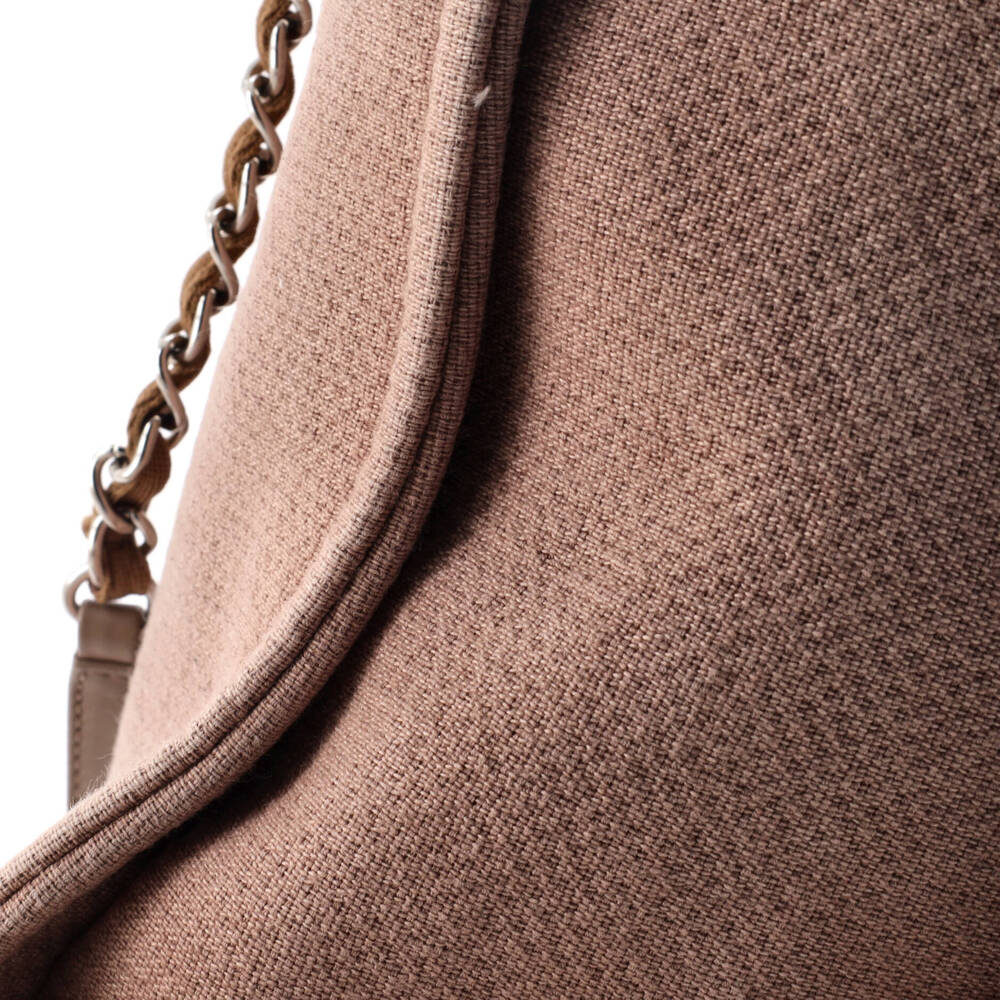 Chanel Deauville Tote Canvas Small #261990C23B - Picture 6 of 7